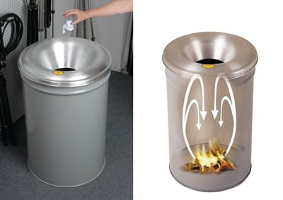 Cease Fire® Waste Receptacles - 26612G