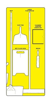 Clean & Mop Store-Boards™ & Combo Kits - PSB109YLWT