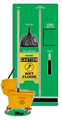 Clean & Mop Store-Boards™ & Combo Kits - PSB121GNBK
