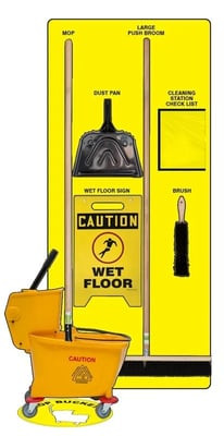Clean & Mop Store-Boards™ & Combo Kits - PSB121YLWT