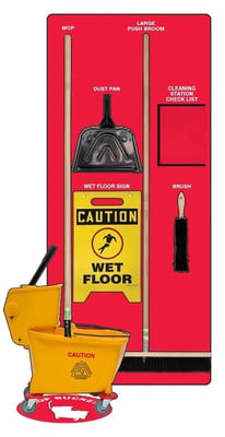 Clean & Mop Store-Boards™ & Combo Kits - PSB722RDWT