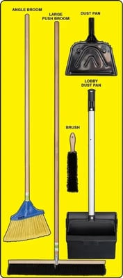 Clean & Sweep Store-Boards™ & Combo Kits - PSB716YLWT