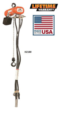 Cm Shopair Air Chain Hoist - H2181