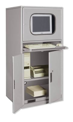 Computer Enclosure Cabinet And Low Profile Carts - HSCW-3060