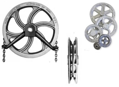 David Round Chain Sheaves & Load Wheels Optional Chain Guide - H33065