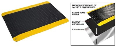 Diamond-Plate Spongecote With Stay-Put Finish Matting - 815.916X2X3BYL