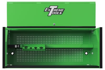 Dx Series Roller Cabinet With Power Tool Drawer & Extreme Power Workstation® Hutch - HDX552501HC-GNBK