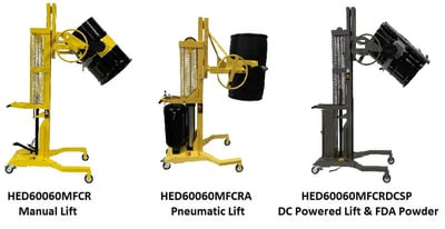 Easylift Drum Dumpers With Manual Rotation - HED60060MFCRDC