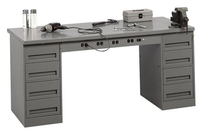 Electronic Workbenches With Modular Cabinets - HEMB-1-3072S