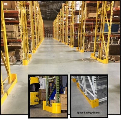 End Of Aisle Rack Guards - HRP-48RHSE-HD
