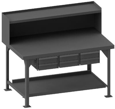Extra Heavy-Duty Workbenches - HHDWB3672RS6DR95