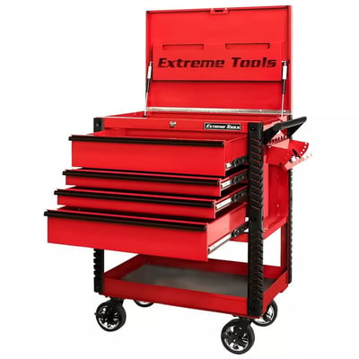 Extreme Tools® Ex Series 33" & 41" Tool Carts - HEX3304TC-RDBK