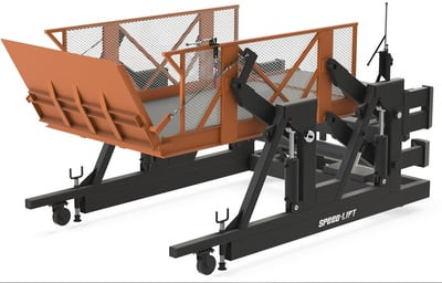Forklift Pro™ Cantilever Surface Mount Dock Lifts - HSL-10000-D