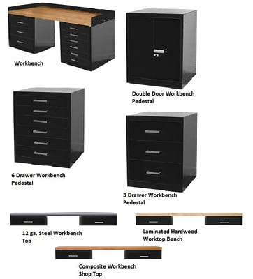 Fort Knox Workbenches - HFKWP4432-1ME
