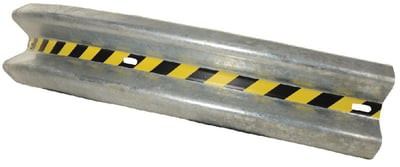 Galvanized Bolt-On Guard Rail - HGR-H2R-CRV-BO-6-HDG