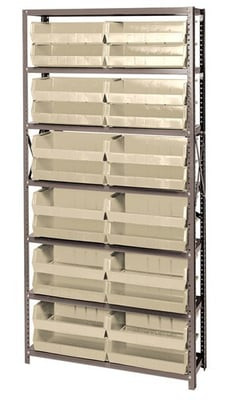 Giant Open Hopper Bin Storage System - HQSBU-245-I