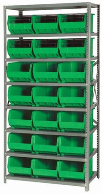 Giant Open Hopper Bin Storage System - HQSBU-255-G