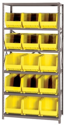 Giant Open Hopper Bin Storage System - HQSBU-260-Y