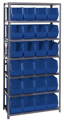 Giant Open Hopper Bin Storage System - HQSBU-265-B