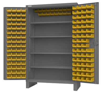 Heavy Duty Cabinets With Hook-On-Bins® & Shelves - HHDC48-164-3S95