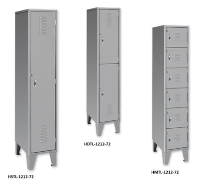 Heavy Duty Single, Double, And Multi-Tier Lockers - HDTL-1818-72