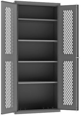 Heavy Duty Ventilated Cabinets With Adjustable Shelves - HEMDC-361884-95
