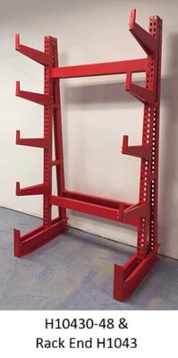 Heavy-Duty Bar Racks - Single Faced - H1043-99-GY