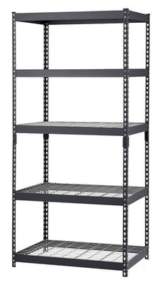 Heavy-Duty Steel Shelving Racks - HMROP3618W5B