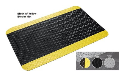 Industrial Deck Plate Matting - HCD3435-YB