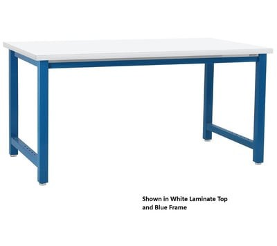 Kennedy Series Workbench W/Formica™ Plastic Laminate Top - Square Edge - HKE3660-BLU/WH TOP