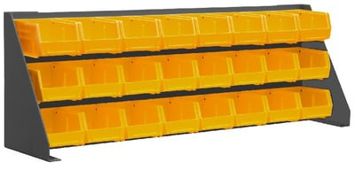 Louvered Panel Racks - HLPRSS-34.5X12-95