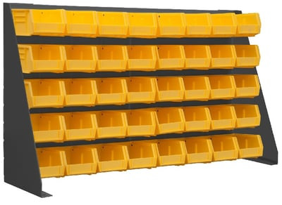 Louvered Panel Racks - HLPRSS-34.5X20-95