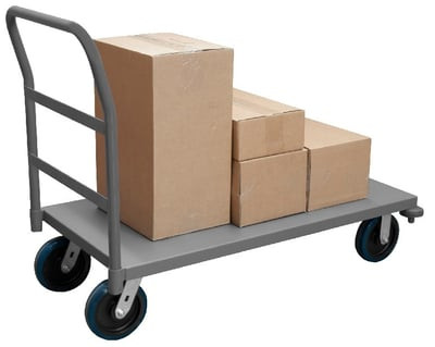 Low Deck Steel Platform Trucks - HEPTRB36608PU95