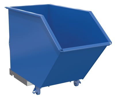 Low Profile 90 Degrees Self-Dumping Steel Hoppers - HH-75-HS