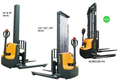 Lyftex Full-Electric Straddle Stackers - HLXECL22-63