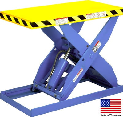 Max-Lift Scissor Lift Table - HBM-MS-5K-55R-2564-F