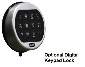 Medical Gas Storage Cabinet Casters & Lock - HCA34-MGREEN