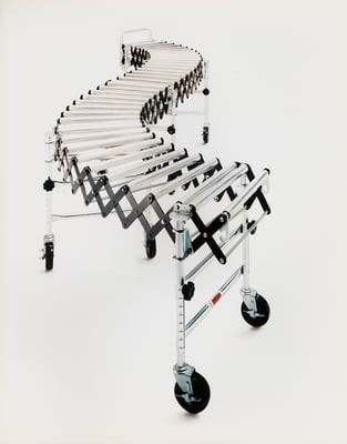 Medium-Duty Accordion Roller Conveyors - HRLR24028S