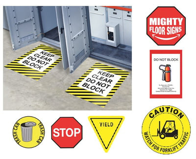Mighty Floor Signs - HY16YB