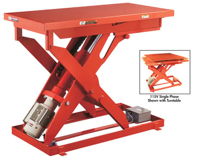 Mli Heavy Duty Powerful Electric Mechanical Lift Tables - HMLI-1000-0613