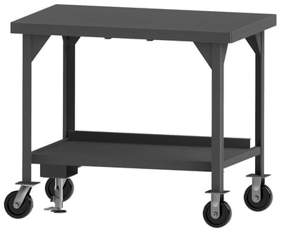 Mobile Heavy Duty Workbenches - HHDWBMFL-3072-6PH-95