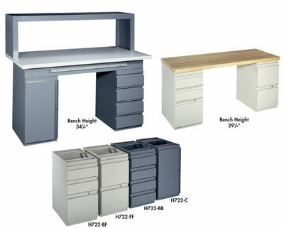 Modular Benches - H722-BF-49GY