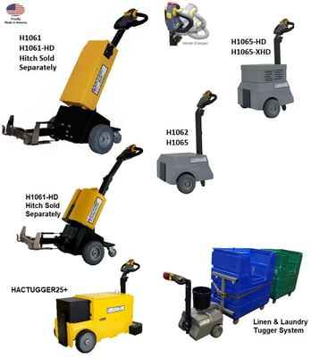 Pony Express Electric Tugger Machines For Material Handling - H1061-LITHIUM