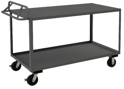 Rolling Stock Cart With Ergonomic Handle - HRSCE-1830-2-3.6K-TLD-95