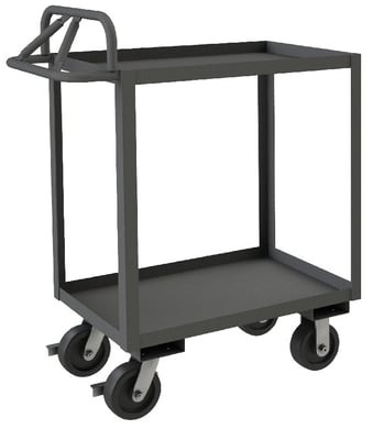 Rolling Stock Cart With Ergonomic Handle - HRSCE-1836-2-3.6K-95