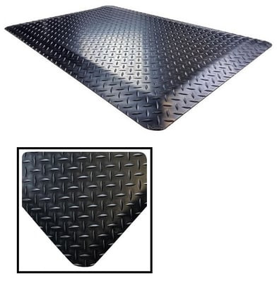 Rubber Dp Spongecote® Matting - 446.78X4X75BK