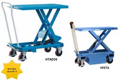 Scissor Lift Table Carts - HFETA80D