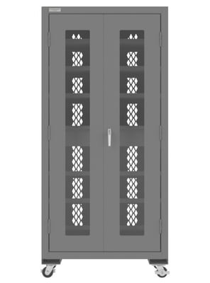 Secure Tool Charging Cabinet: Mobile Or Stationary - H2501MCS-12S-95