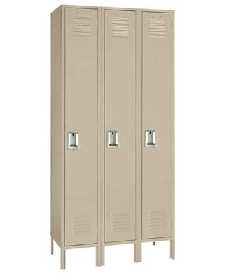 Single Tier Steel Lockers - H50423SU-PUTTY