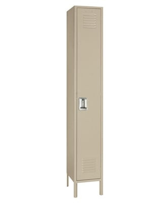 Single Tier Steel Lockers - H5042-PUTTY